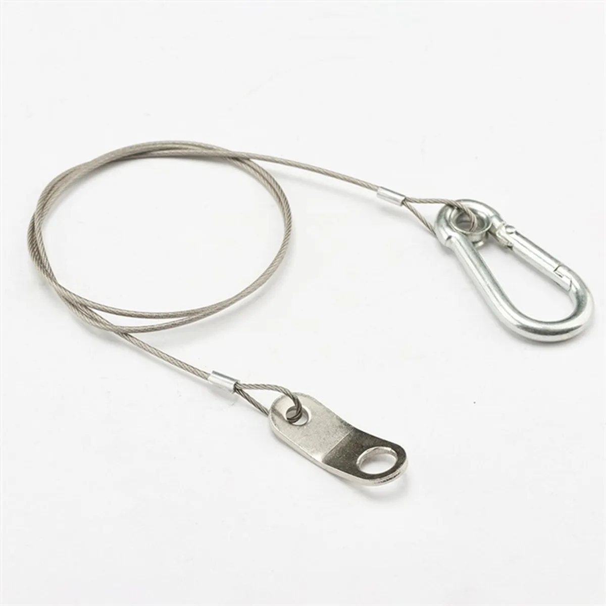Steel Wire Cable with Carabiner Hook